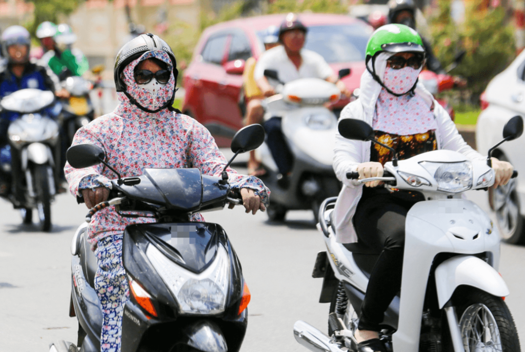 Exposure to sunshine in Vietnam