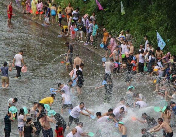 The New Year Festival in Cambodia, Laos, Myanmar, and Thailand